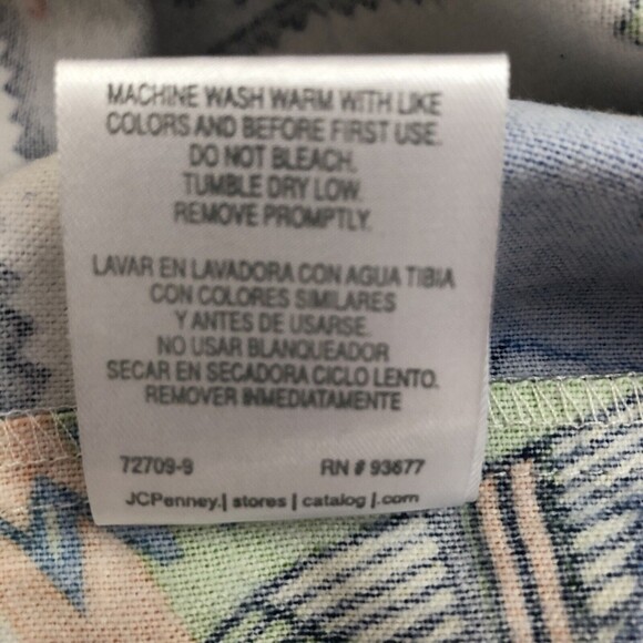 JCPenney Flannel Pillow Case Retro USA Travel Postcard Queen Sz Retro Set of 2 - Picture 10 of 10